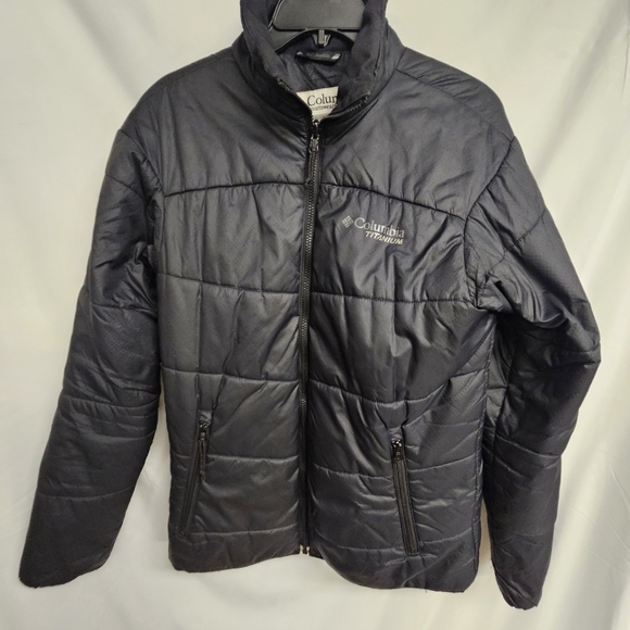 Columbia Other - Columbia Interchange Valley Ridge Titanium Omni Heat Down Jacket Black Medium